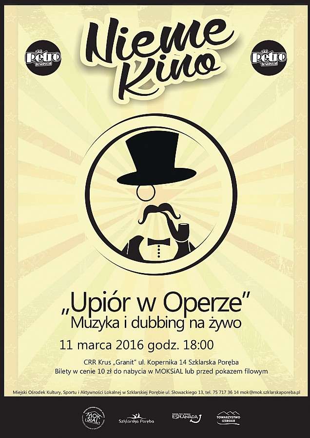 Nieme Kino „Upiór w Operze” 