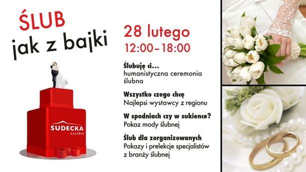 Już jutro targi ślubne w Galerii Sudeckiej !