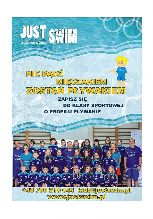 Nabór do klasy IV sportowej o profilu pływanie.