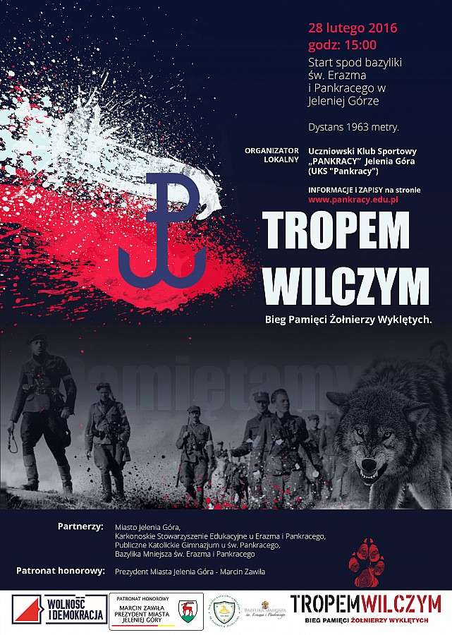 „Tropem Wilczym. Bieg Pamięci Żołnierzy Wyklętych”