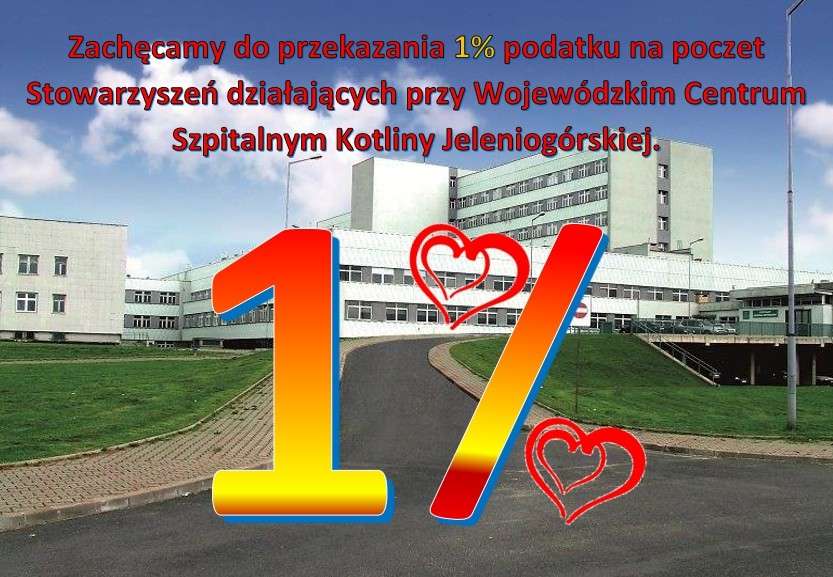 1% podatku dla Stowarzyszeń działających przy Wojewódzkim Centrum Szpitalnym Kotliny Jeleniogórskiej