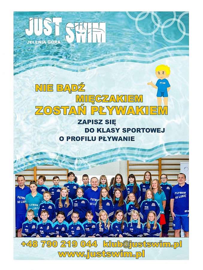 Nabór do klasy IV sportowej o profilu pływanie.