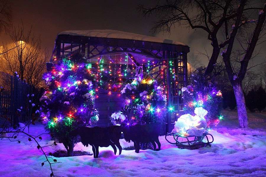 Iluminacje świąteczne w Piechowicach
