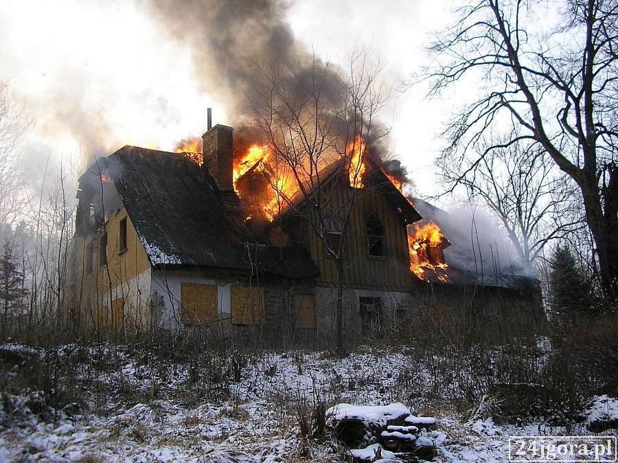 Pożar w Szklarskiej Porębie