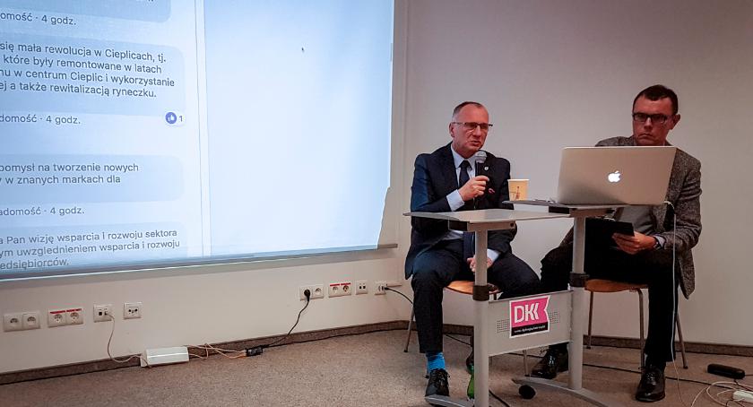 Jerzy Łużniak odpowiadał na pytania mieszkańców