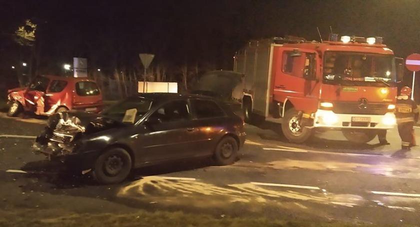Groźne zderzenie w Kowarach. Jedna osoba w szpitalu