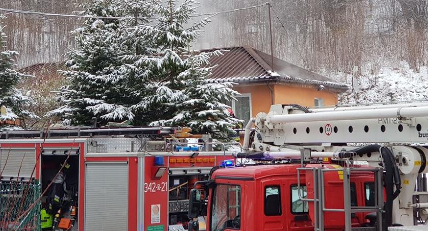Pożar budynku mieszkalnego w Dziwiszowie