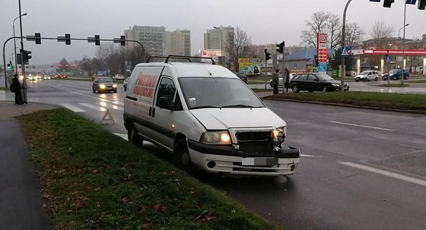 Zderzenie w Alei Jana Pawła II