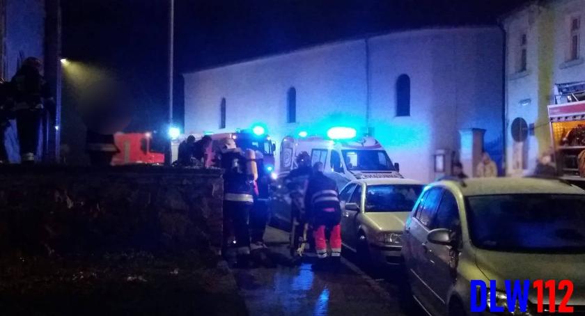 Tragiczny pożar w Gryfowie. Nie żyje jedna osoba.