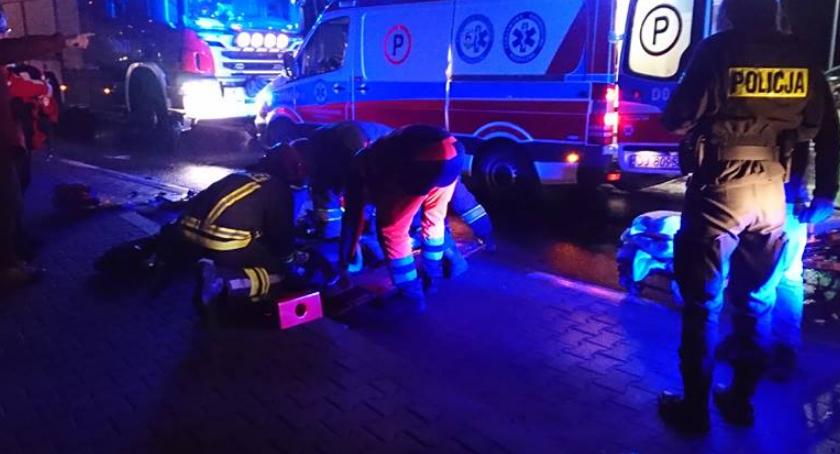 Kobieta potrącona na przejściu dla pieszych. Zmarła w szpitalu.