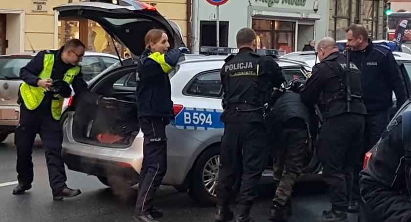 Awantura i szarpanina w centrum miasta
