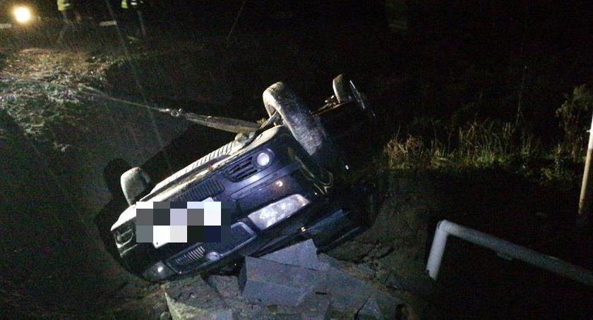 Skoda dachowała pod Jelenią Górą