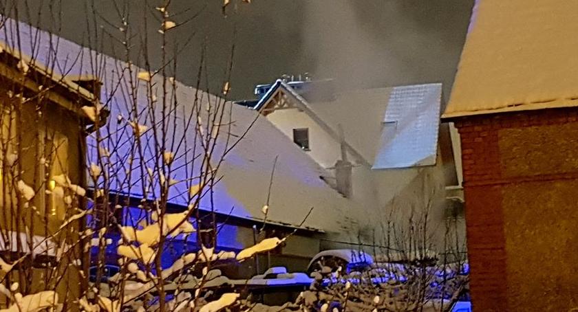 Pożar stolarni przy ulicy Ceglanej