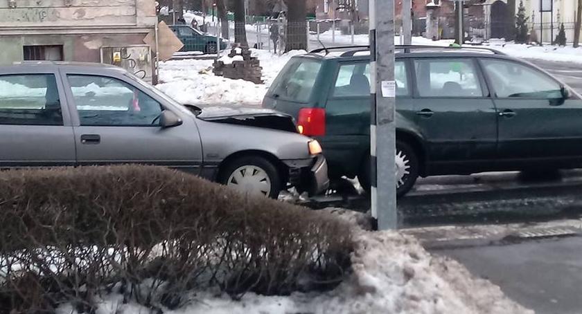 Najechanie na tył i potrącenie pieszej