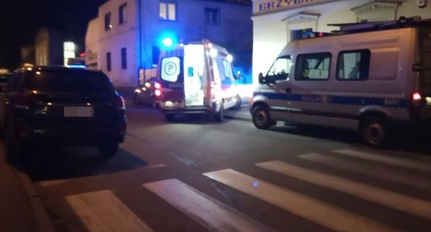 Potrącenie pieszej na Curie Skłodowskiej