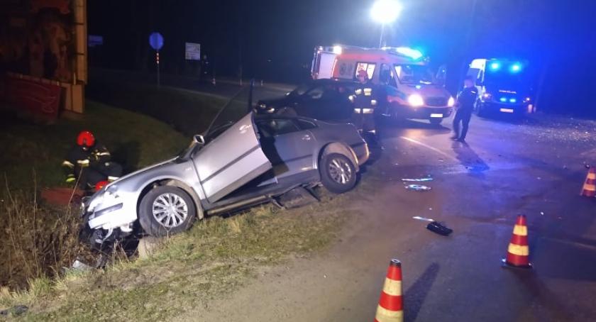 Groźny wypadek w Kowarach Jedna osoba oddaliła się z miejsca zdarzenia