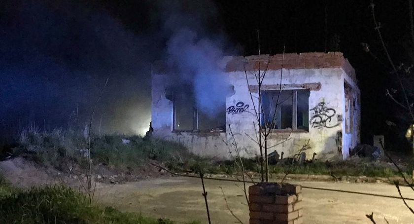 Nocny pożar na Legnickiej