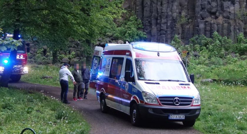 Wypadek w nieczynnym kamieniołomie