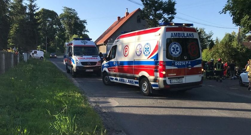 Wypadek dwójki nastolatków na skuterze