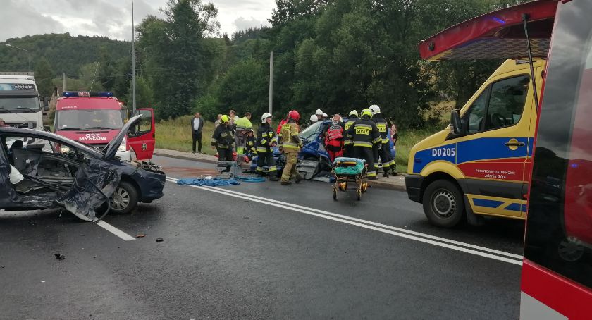 Wypadek na dk3 w Kaczorowie. Lądował śmigłowiec LPR