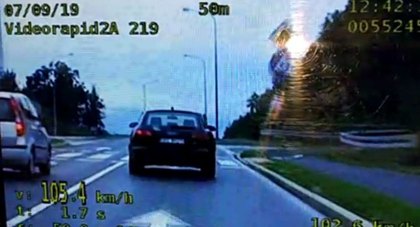 Ponad 600 zł mandatu, 20 punktów karnych i zatrzymane prawo jazdy