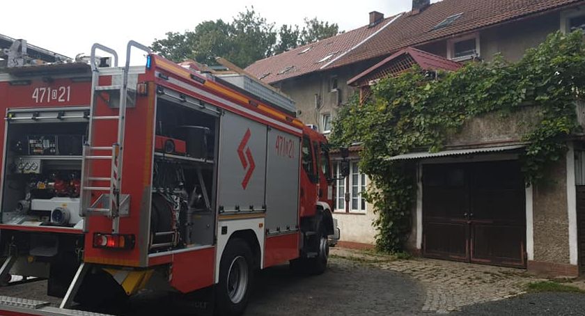 Spłonął garnek z obiadem