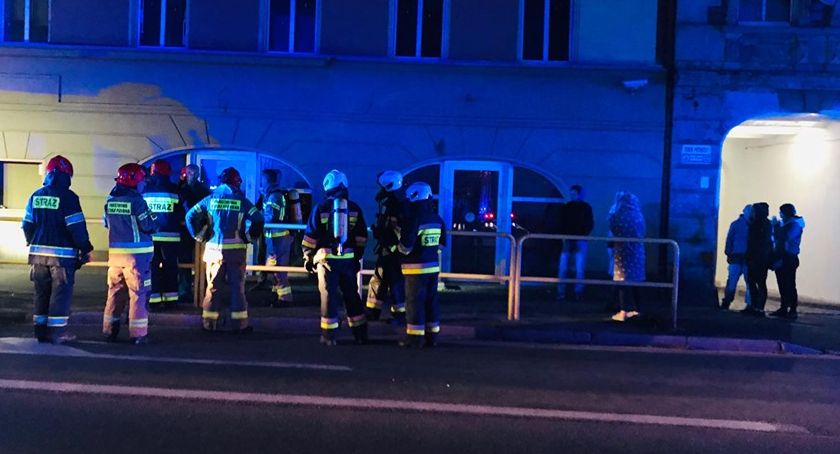 Nocna ewakuacja na Wincentego Pola