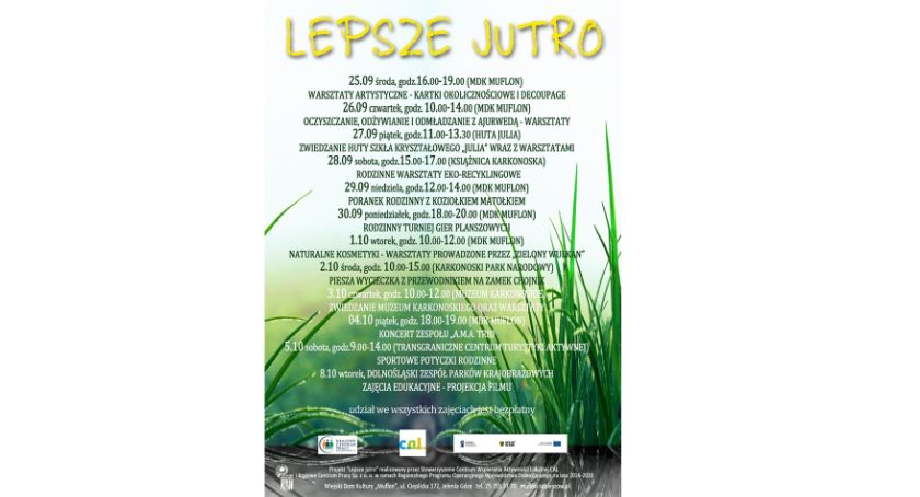 LEPSZE JUTRO W MUFLONIE  – LOKALNE INICJATYWY DLA WSZYSTKICH
