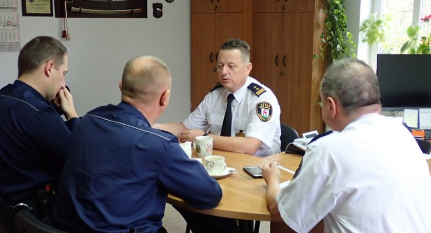 Spotkanie robocze Straży Miejskiej i Policji	