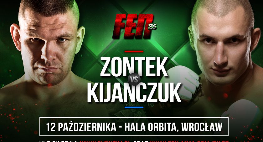 Marcin Zontek zawalczy na FEN 26 we Wrocławiu!