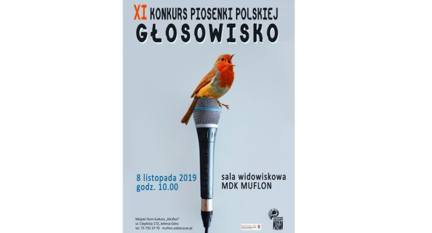 XI Konkurs Piosenki Polskiej „GŁOSOWISKO” 2019 W Muflonie