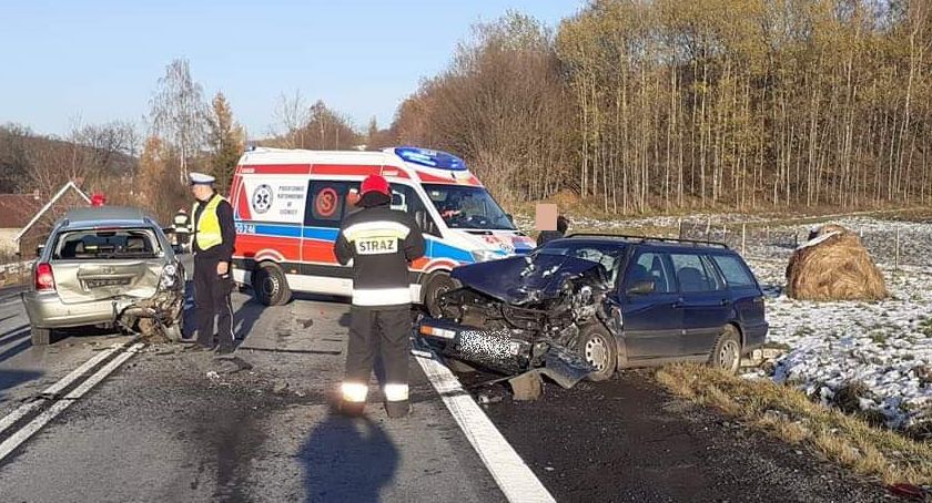Zderzenie na DK 3 pod Kaczorowem