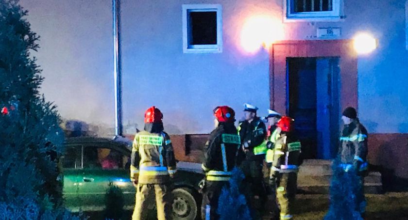 Pożar w mieszkaniu przy ulicy Mickiewicza