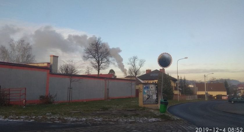 Zadymienie przy ulicy Wolności	