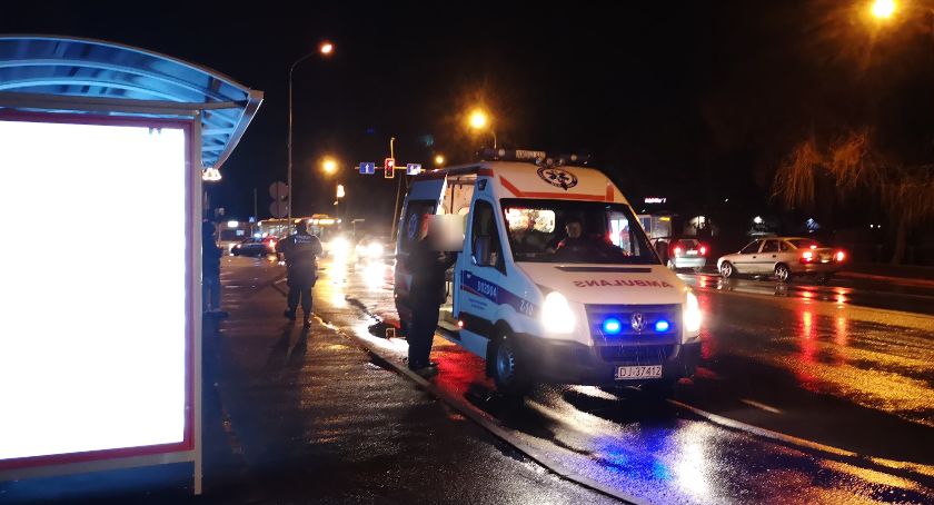 Potrącenie pieszej na ul. Wolności