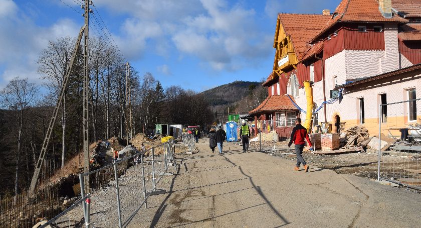 Tymczasowy dworzec kolejowy w Szklarskiej Porębie