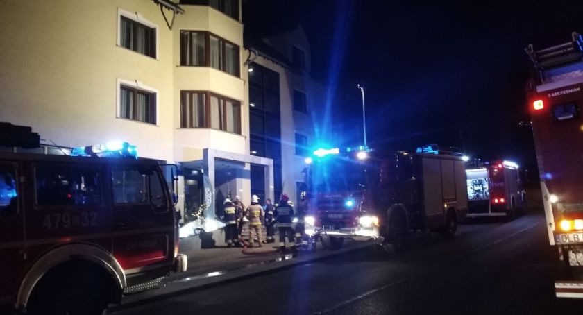 Pożar w hotelu w Świeradowie-Zdroju