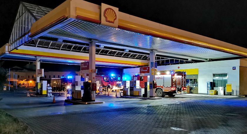 Pożar na stacji paliw w Jeleniej Górze