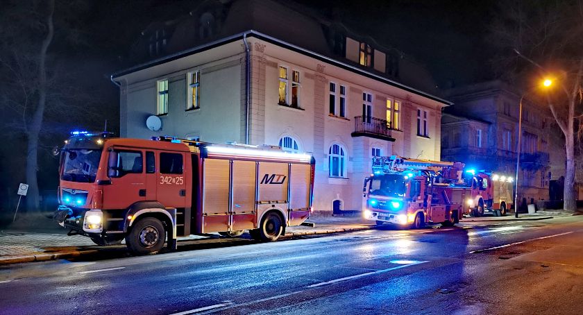 Pożar w budynku przy ul. Wojska Polskiego