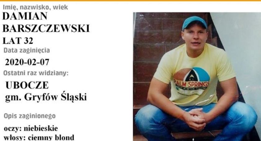 Zaginął Damian Barszczewski!