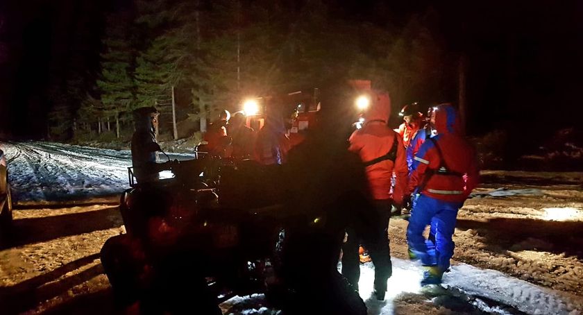 Nocna akcja ratunkowa GOPR