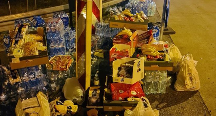 Gigantyczny korek na granicy i niesamowita akcja pomocy.