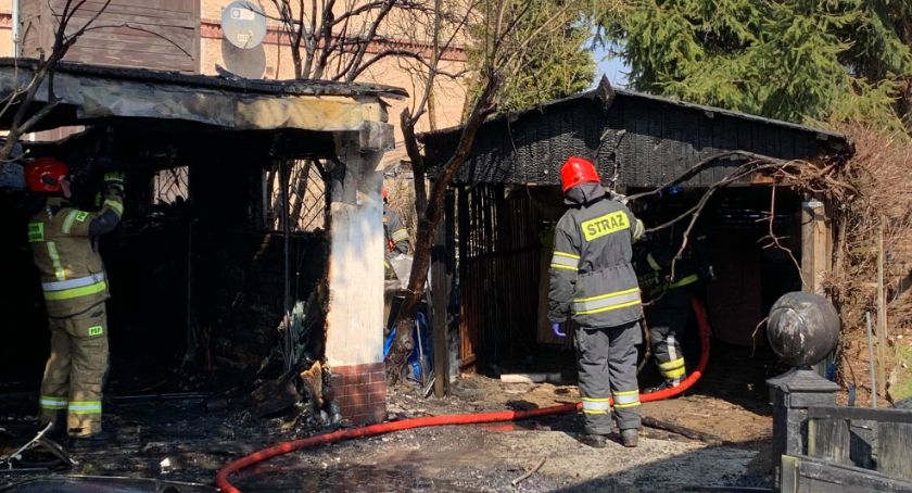 Pożar na Barlickiego w Jeleniej Górze