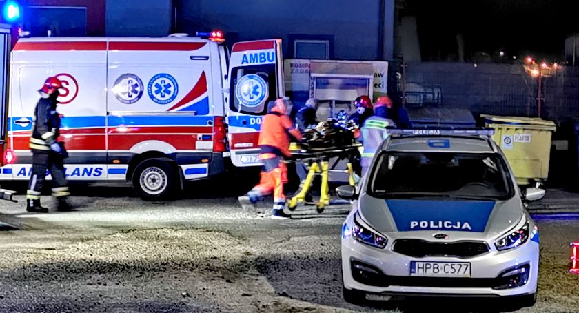 Dramatyczny pożar przy ul. Wolności. Strażacy reanimowali mężczyznę.