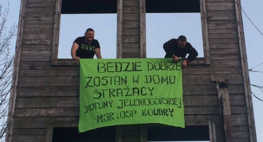Zostań w domu! - apelują strażacy z Kotliny Jeleniogórskiej