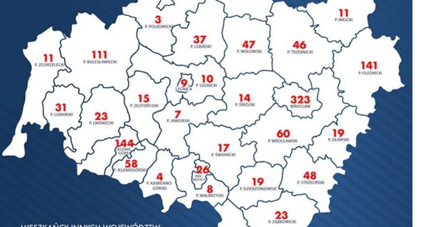 Koronawirus - raport Wojewody Dolnośląskiego 