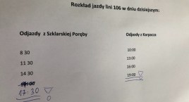 Powiatowa Komunikacja Karkonoska wyklinana przez turystów. Wiele autobusów nie kursuje