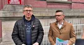 Dziwna konferencja prasowa. Dziwne zachowanie rzecznika