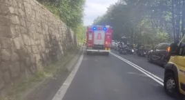 Zablokowana droga do Szklarskiej Poręby