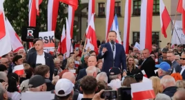 Karol Nawrocki w Jeleniej Górze walczył o poparcie